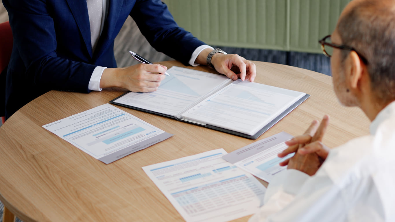 税務担当者がフィードバック